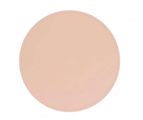 Set de Table Rond en Silicone Blush