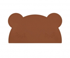 Set de Table en Silicone Ours Marron