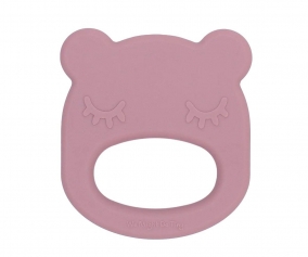 Anneau de dentition en silicone Dusty Rose Bear