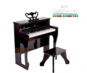 Piano Vertical Con Sonido Dinmico Negro
