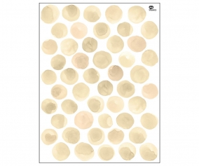 	Adesivi Murali Watercolor Dots Yellow