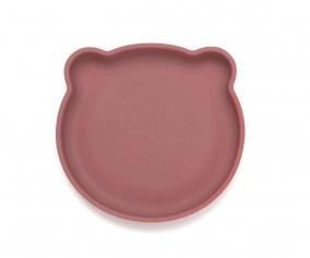 Prato com ventosa Bear Mahogany Rose