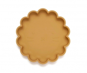 Prato com ventosa Lion Ocre