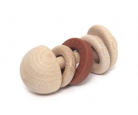 Sonajero de Madera Burdeos