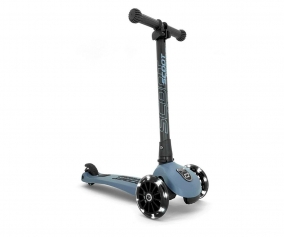 Patinete Highwaykick Three Azul con Luces Led