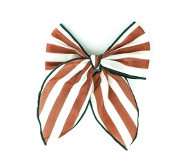 Clip del Pelo con Lazo Mediano Stripes Atlas+Tierra