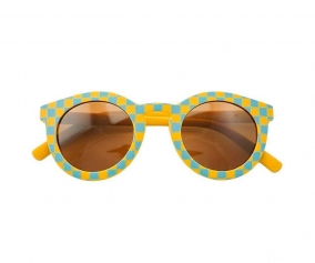 Occhiali da Sole Polarizzati Baby Checks Laguna/Wheat (0-2)