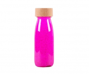 Botella Sensorial Flotante Flor Flip Pink