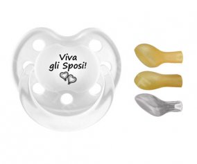 Succhietto Tutete Classic Bianco Viva gli Sposi!