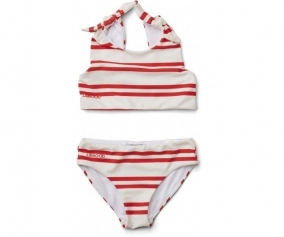 Bikini Bow Creme de la Creme/Apple Rose