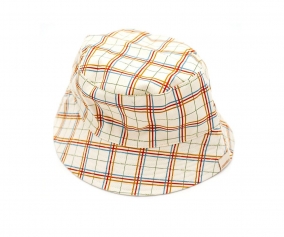 Bonnet de bain rversible tartan