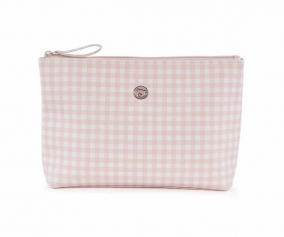 Necessaire Pessoal Together Rosa Branco
