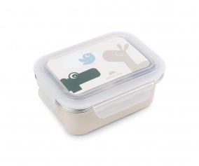 Lunch Box Acciaio Lalee/Croco Sand