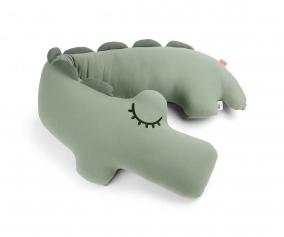 Almohada de Maternidad Croco Verde