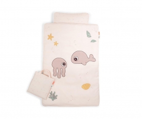 Parure de lit junior Jelly & Wally Dusty Pink
