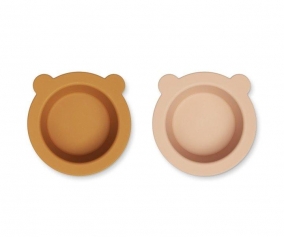 2 Bol con Ventosa Peony Mustard /Tuscany Rose Mix