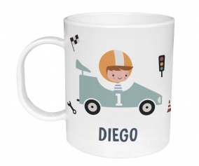 Taza de Plstico Personalizada Speed Racers