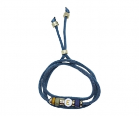 Collier-Bracelet Du bleu gristre
