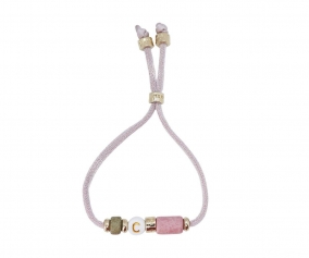 Pulsera Elstica 1 Inicial Nude