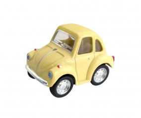 Mini Coche Juguete Beetle Classical Amarillo