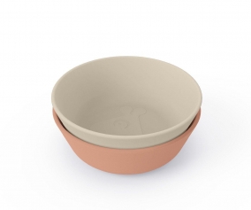 2 Ciotole Kiddish Raffi Sand-Coral