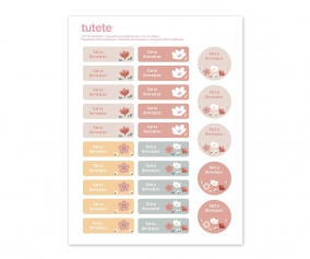 25 Etiquetas para Ropa Little Garden