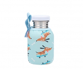 Botella Acero con Funda Skater Dog Personalizable 350ml