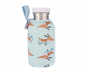 Botella Acero con Funda Skater Dog Personalizable 500ml