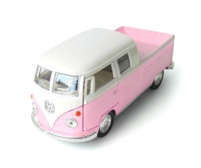 Auto Brinquedo VW 1963 Pink Pick Up Toy Van 
