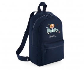 Mochila Mini Fashion Marinho Personalizada Speed Racers