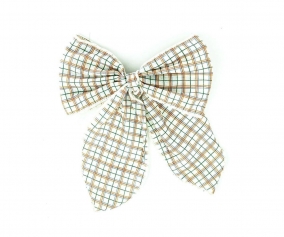 Fiocco Capelli Grande Plaid Pattern
