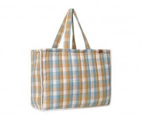 Bolsa Fin de Semana Cottage Blue Checks