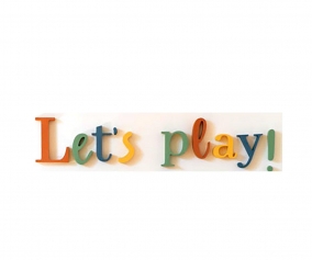 Lettere Decorative Let's play!