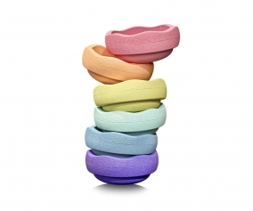 Stapelstein Rainbow 6 Pastel