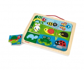 Puzzle Magnetico Happy Garden 9 pezzi