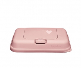 Caja Toallitas Funkybox to Go Rosa Pastel Corazn