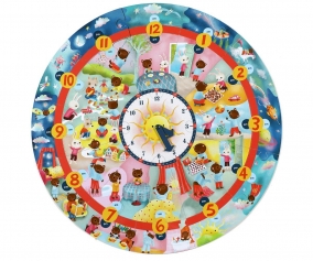 Puzzle Gigante Alrededor del Reloj