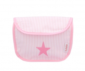 Busta Porta Panino Plastificata Oxford Rosa