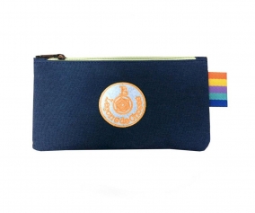 Trousse plate marine/orange