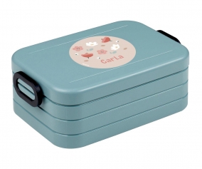 Bento Box Midi Nordic Verde Personalizzata Little Garden