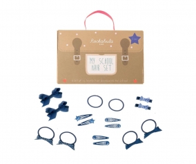Set My School Hair Blue