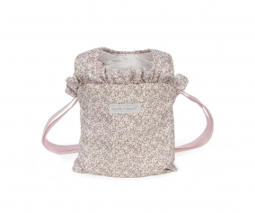 Mochila Portabeb Lili  Flowers Pink para Muecas