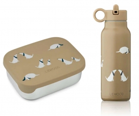 Pack Botella Falk y Caja de Almuerzo Arthur Dog/Oat Mix