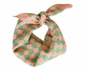 Bandana Capelli Checks Sunset/Orchard