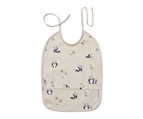 Babero Lai Panda Play / Sea Shell Mix