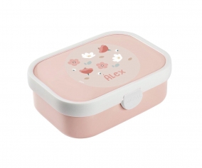 Midi Lunch Box Campus Tutete Pink Personalizzata Little Garden
