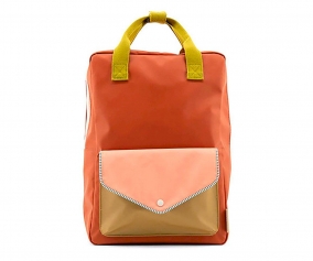 Grand sac  dos personnalisable Sticky Lemon Light House Red