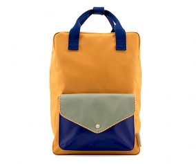 Grand sac  dos personnalisable Sticky Lemon Camp Yellow