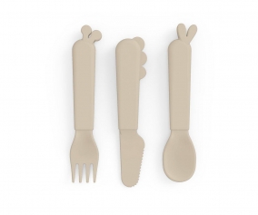 3 Cubiertos Kiddish Deer Friends Sand