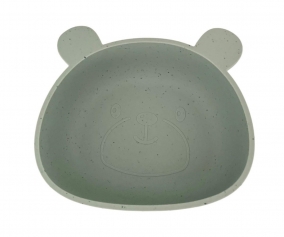 Bol en forme d'ours avec ventouse Shell Mermaid